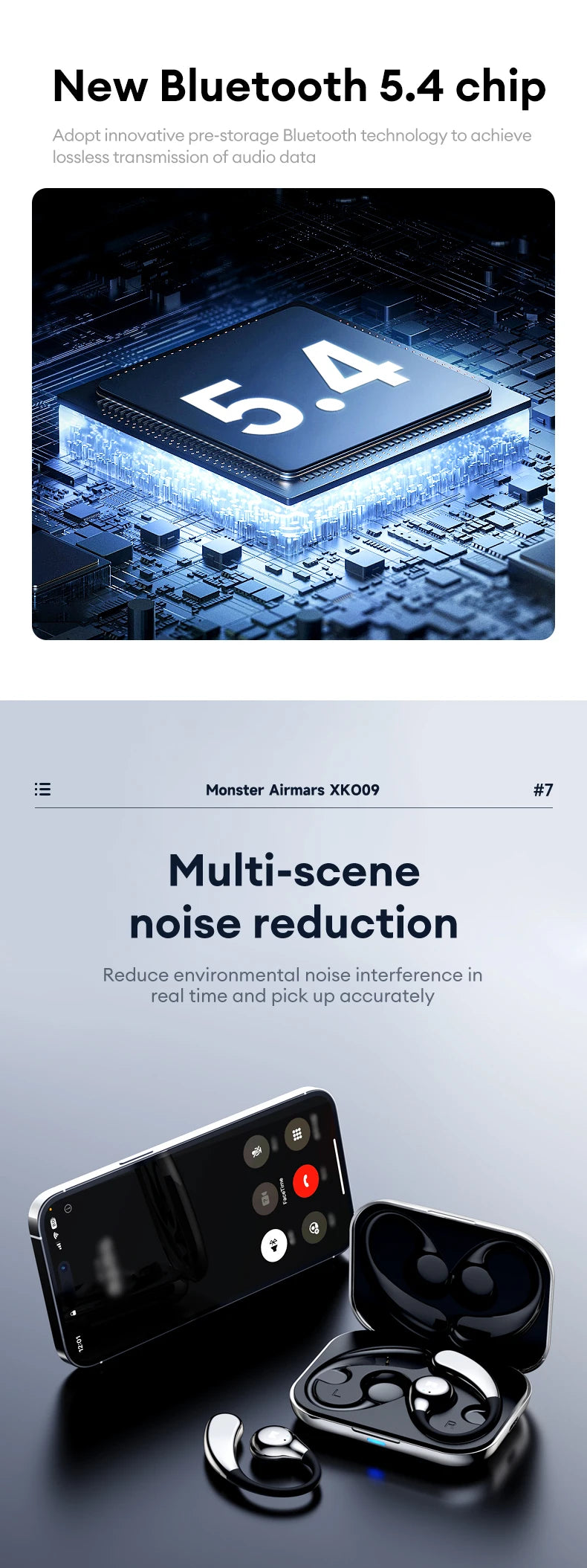 Monster AirHook XKO09 – BONE CONDUCTION OORDOPJES