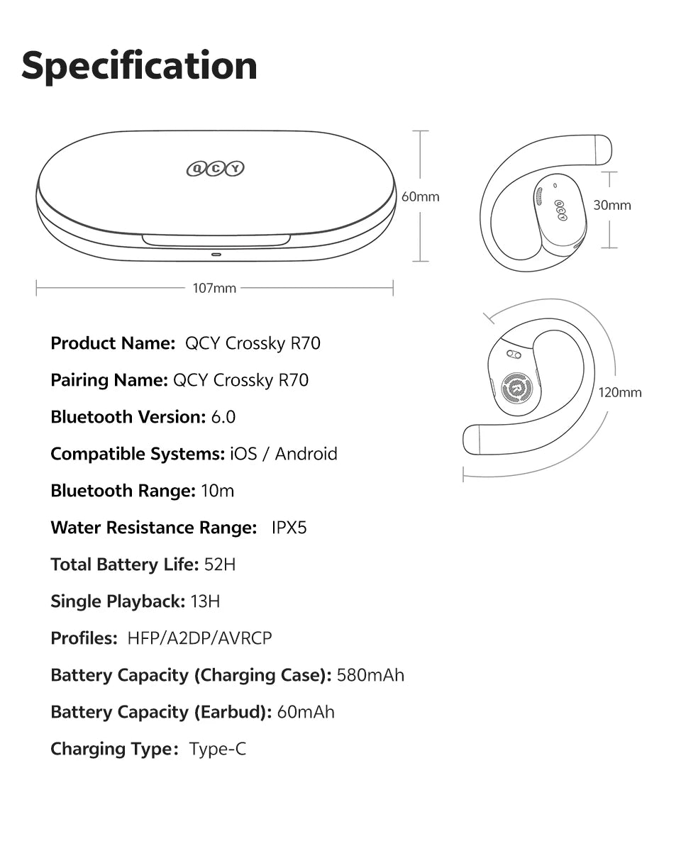 QCY R70 – AirBass Pro