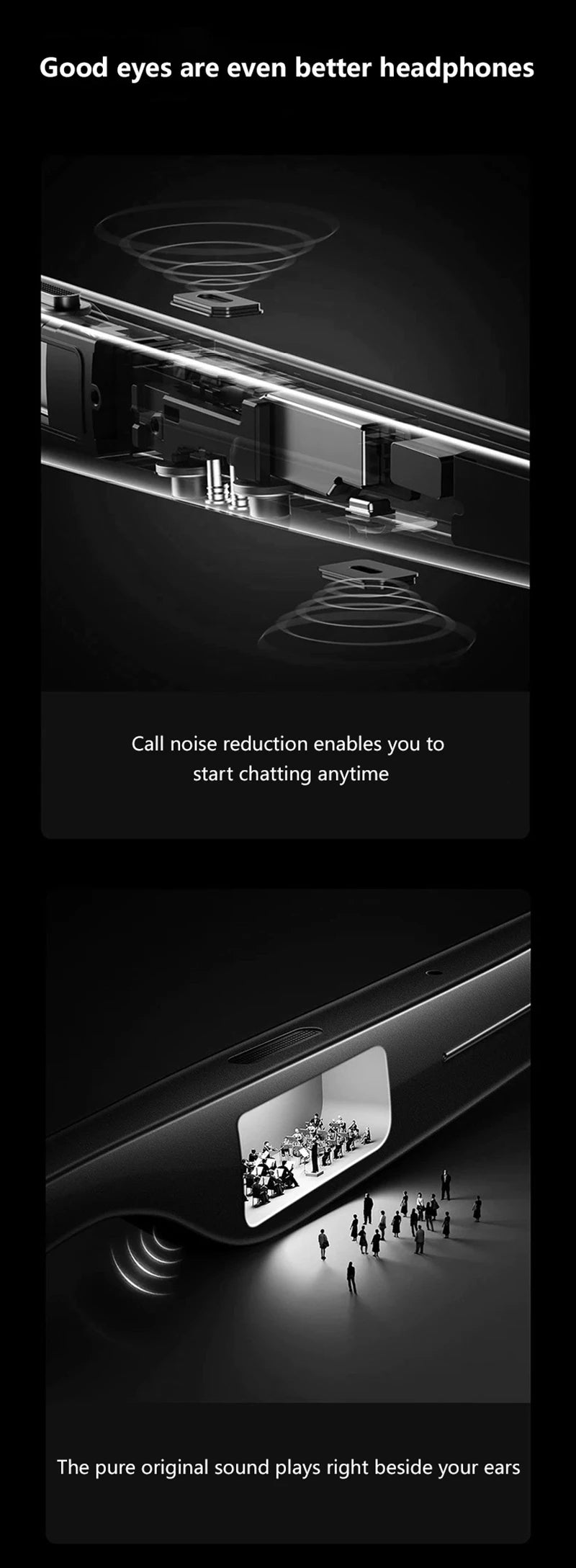 Slimme AI-Bril met 8K Camera en Vertaalfunctie – Xiaomi G300