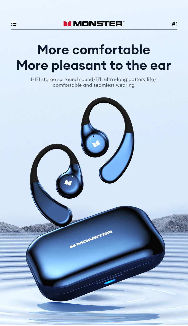 Monster AirHook XKO09 – BONE CONDUCTION OORDOPJES