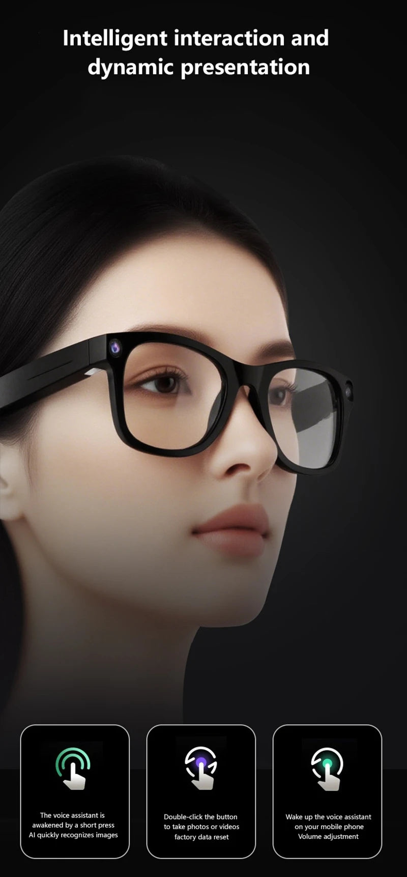 Slimme AI-Bril met 8K Camera en Vertaalfunctie – Xiaomi G300